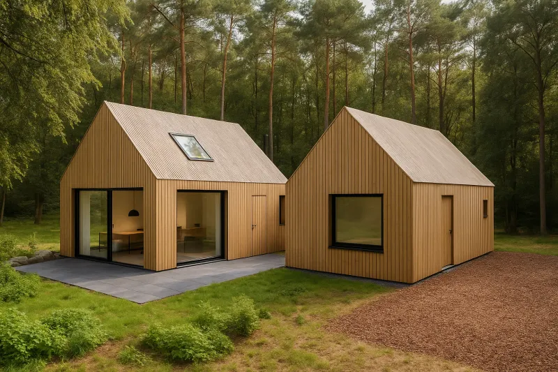 Solis V4 modern glass villa exterior